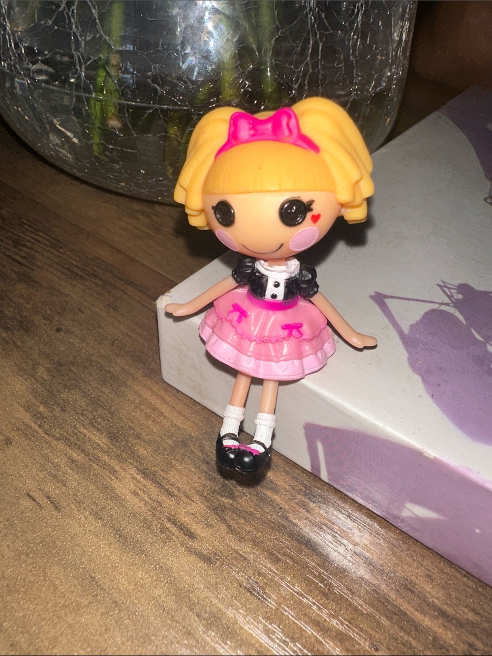 Pink Mini Doll Figurine  Accessories